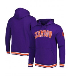 Men's Purple Clemson Tigers Varsity Arch Pullover Hoodie $41.24 Sweatshirt