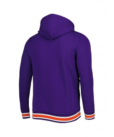 Men's Purple Clemson Tigers Varsity Arch Pullover Hoodie $41.24 Sweatshirt