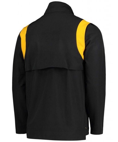 Men's Black Iowa Hawkeyes 2021 Team Coach Quarter-Zip Jacket $32.20 Jackets