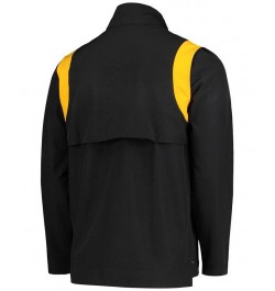 Men's Black Iowa Hawkeyes 2021 Team Coach Quarter-Zip Jacket $32.20 Jackets