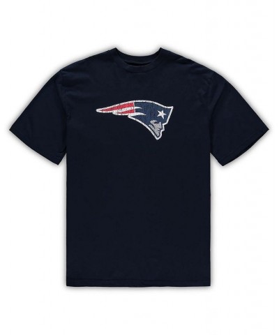 Men's Navy, Heathered Charcoal New England Patriots Big and Tall T-shirt and Shorts Set $36.00 T-Shirts