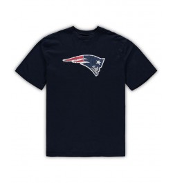 Men's Navy, Heathered Charcoal New England Patriots Big and Tall T-shirt and Shorts Set $36.00 T-Shirts