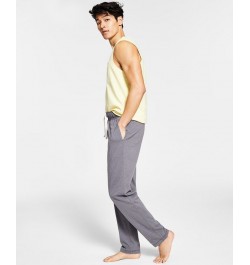 Men's Sunwashed Knit Pajama Tank & Pant Gray $14.32 Suits