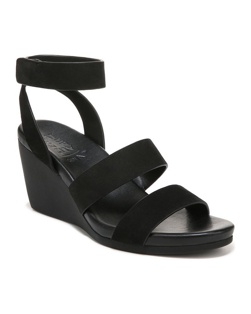 Genn-Ignite Wedge Sandals Black $63.70 Shoes