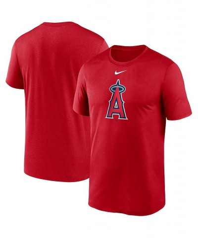 Men's Red Los Angeles Angels Big and Tall Logo Legend Performance T-shirt $20.50 T-Shirts