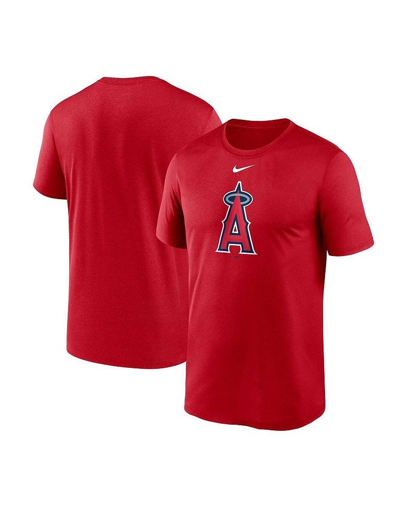 Men's Red Los Angeles Angels Big and Tall Logo Legend Performance T-shirt $20.50 T-Shirts