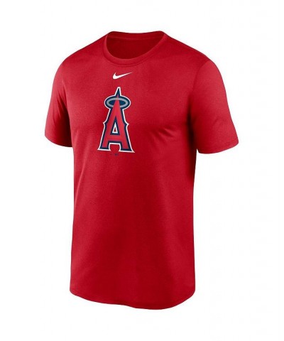 Men's Red Los Angeles Angels Big and Tall Logo Legend Performance T-shirt $20.50 T-Shirts