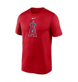 Men's Red Los Angeles Angels Big and Tall Logo Legend Performance T-shirt $20.50 T-Shirts