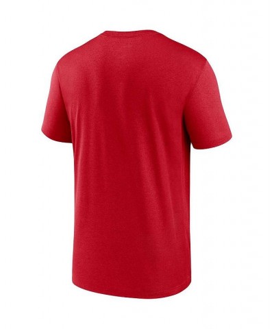 Men's Red Los Angeles Angels Big and Tall Logo Legend Performance T-shirt $20.50 T-Shirts