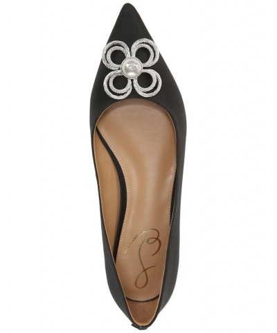 Women's Wanda Tour Pointed-Toe Flats Black $65.60 Shoes