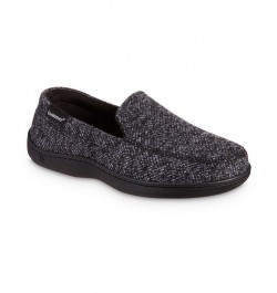 Men's Advanced Memory Foam Herringbone Harvey Moccasin Comfort Slippers Navy, Blue $17.23 Slippers