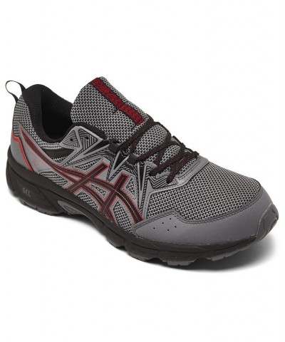 Men's GEL-Venture 8 Trail Running Sneakers Gray $28.60 Shoes