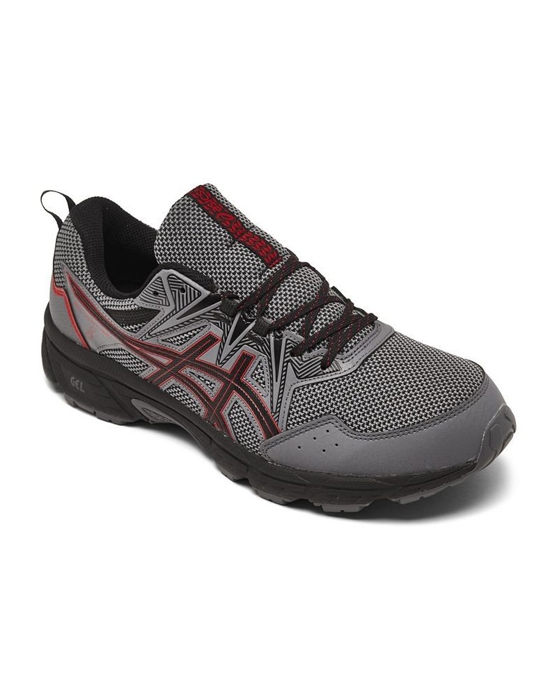 Men's GEL-Venture 8 Trail Running Sneakers Gray $28.60 Shoes