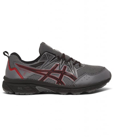 Men's GEL-Venture 8 Trail Running Sneakers Gray $28.60 Shoes