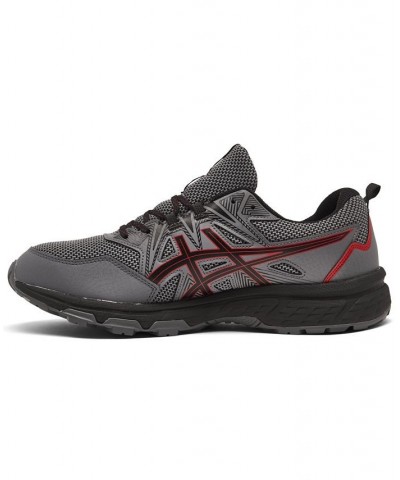 Men's GEL-Venture 8 Trail Running Sneakers Gray $28.60 Shoes