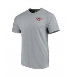 Men's Gray Virginia Tech Hokies Team Comfort Colors Campus Scenery T-shirt $21.00 T-Shirts