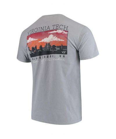 Men's Gray Virginia Tech Hokies Team Comfort Colors Campus Scenery T-shirt $21.00 T-Shirts