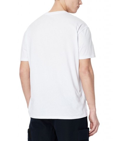 Men's Oversized Bubble Letter Logo Short-Sleeve Crewneck T-Shirt White $28.60 T-Shirts