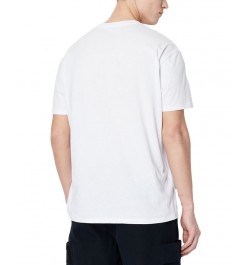 Men's Oversized Bubble Letter Logo Short-Sleeve Crewneck T-Shirt White $28.60 T-Shirts