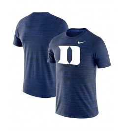 Men's Royal Duke Blue Devils Big and Tall Velocity Space-Dye Performance T-shirt $17.20 T-Shirts