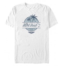 Men's Top Gun Hard Deck Palms Short Sleeve T-shirt White $16.10 T-Shirts