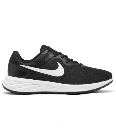 Men's Revolution 6 Next Nature Extra Wide Width Running Sneakers Black $39.20 Shoes