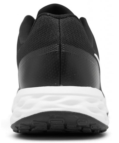 Men's Revolution 6 Next Nature Extra Wide Width Running Sneakers Black $39.20 Shoes