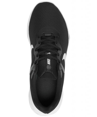 Men's Revolution 6 Next Nature Extra Wide Width Running Sneakers Black $39.20 Shoes