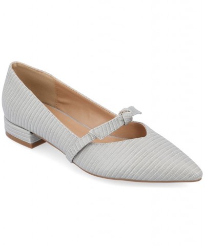 Women's Cait Flat Gray $48.59 Shoes