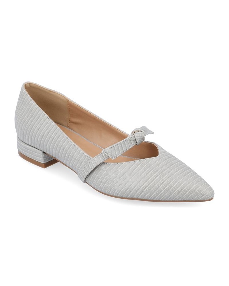 Women's Cait Flat Gray $48.59 Shoes