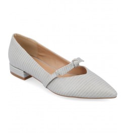 Women's Cait Flat Gray $48.59 Shoes