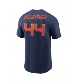 Men's Yordan Alvarez Navy Houston Astros 2022 City Connect Name & Number T-shirt $20.00 T-Shirts