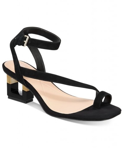 Women's Coreena Square-Heel Dress Sandals Black $38.49 Shoes