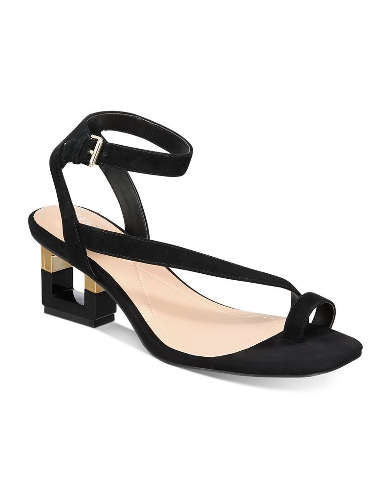 Women's Coreena Square-Heel Dress Sandals Black $38.49 Shoes