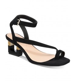 Women's Coreena Square-Heel Dress Sandals Black $38.49 Shoes