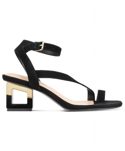 Women's Coreena Square-Heel Dress Sandals Black $38.49 Shoes