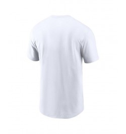 Men's White Los Angeles Dodgers Team City Connect Wordmark T-shirt $25.64 T-Shirts