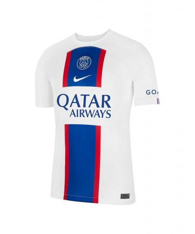 Men's Lionel Messi White Paris Saint-Germain 2022/23 Third Breathe Stadium Replica Player Jersey $46.01 Jersey