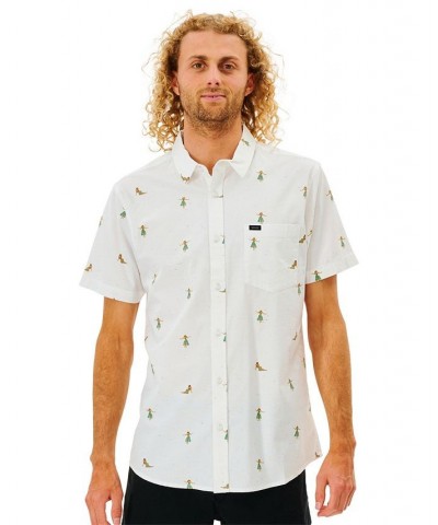 Men's Hula Breach Short Sleeves Shirt Off White 1 $19.99 Shirts