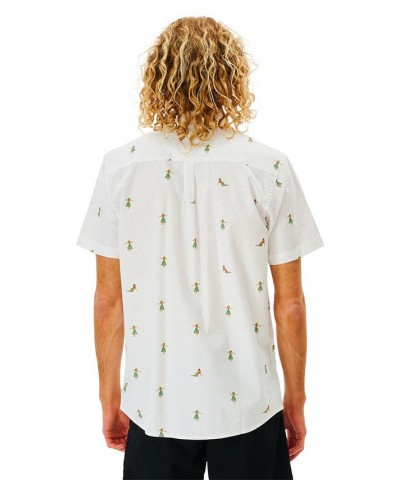 Men's Hula Breach Short Sleeves Shirt Off White 1 $19.99 Shirts