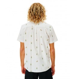 Men's Hula Breach Short Sleeves Shirt Off White 1 $19.99 Shirts