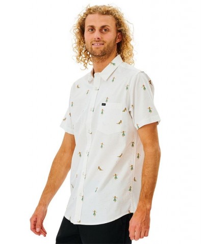 Men's Hula Breach Short Sleeves Shirt Off White 1 $19.99 Shirts