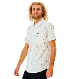 Men's Hula Breach Short Sleeves Shirt Off White 1 $19.99 Shirts