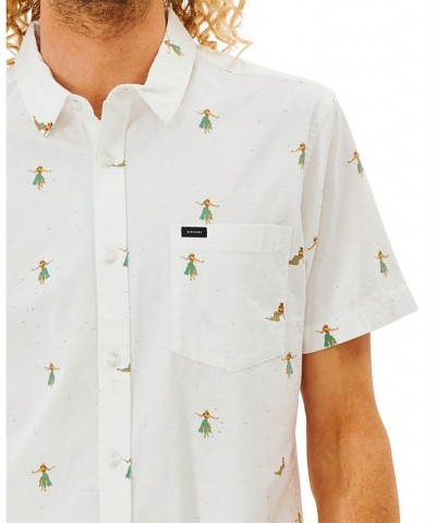 Men's Hula Breach Short Sleeves Shirt Off White 1 $19.99 Shirts