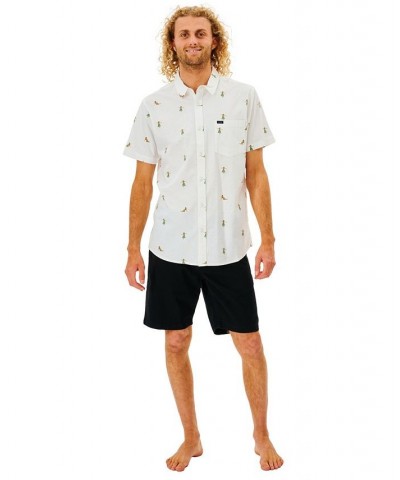 Men's Hula Breach Short Sleeves Shirt Off White 1 $19.99 Shirts