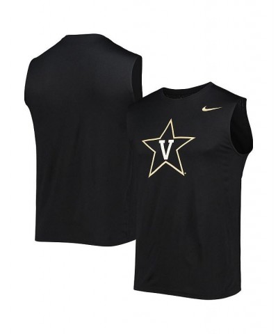 Men's Black Vanderbilt Commodores Performance Legend Tank Top $26.49 T-Shirts