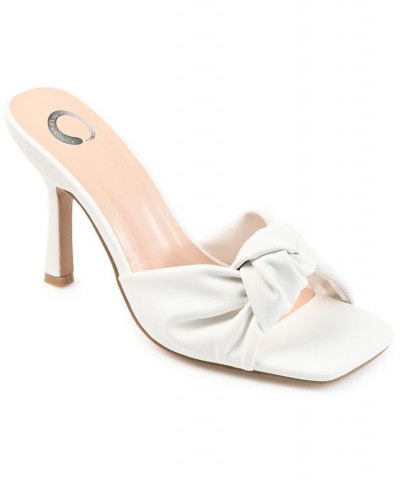 Women's Diorra Knotted Sandals White $38.70 Shoes