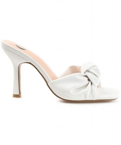 Women's Diorra Knotted Sandals White $38.70 Shoes