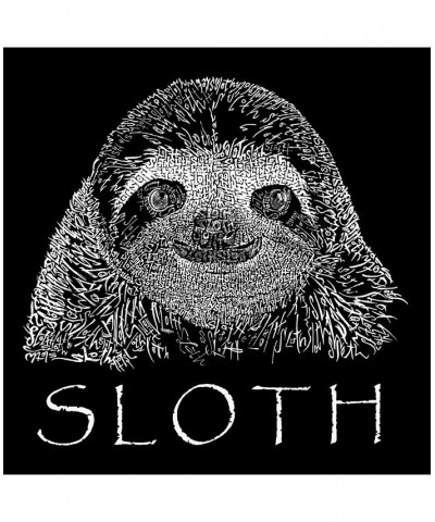 Mens Word Art T-Shirt - Sloth Black $18.54 T-Shirts