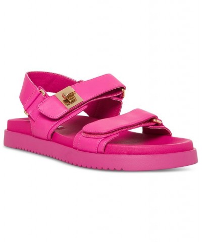 Women's Mona Slingback Footbed Sandals Pink $50.49 Shoes